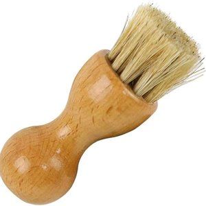 1 PENCIL DAUBER Horsehair Blonde BRUSH Apply polish cream shoe boot leather welt